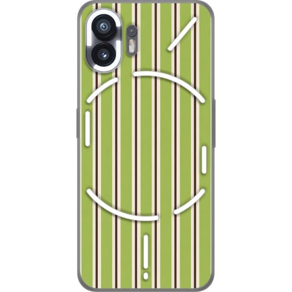Kompatibelt Mobildeksel til Nothing Phone (2) Matcha Stripe grønn