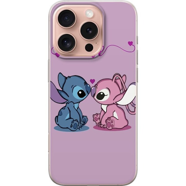 Apple iPhone 16 Pro Läpinäkyvä kuori Lilo & Stitch – Ange