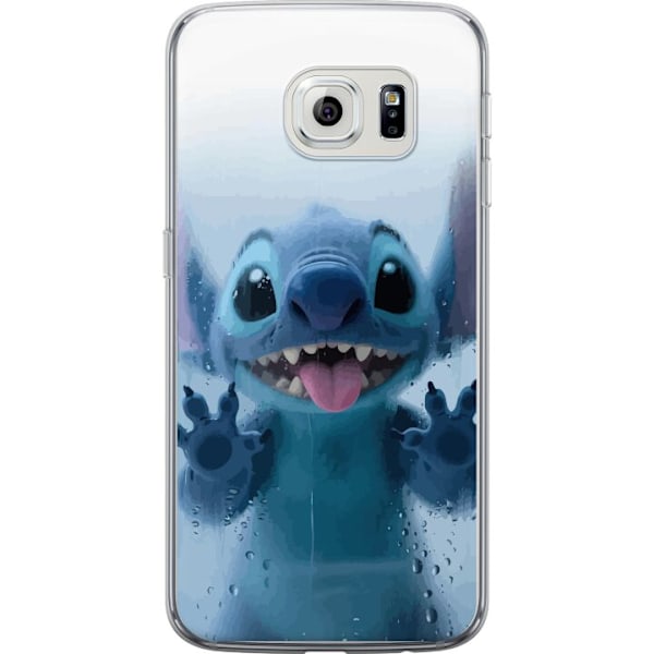 Samsung Galaxy S6 edge Genomskinligt Skal Stitch Window View – Stitch vid ett fönster i söt stil