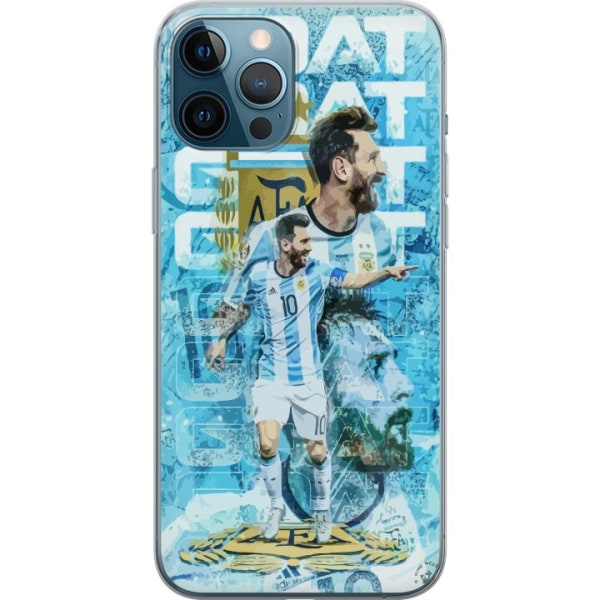 Apple iPhone 12 Pro Max Gjennomsiktig deksel Messi