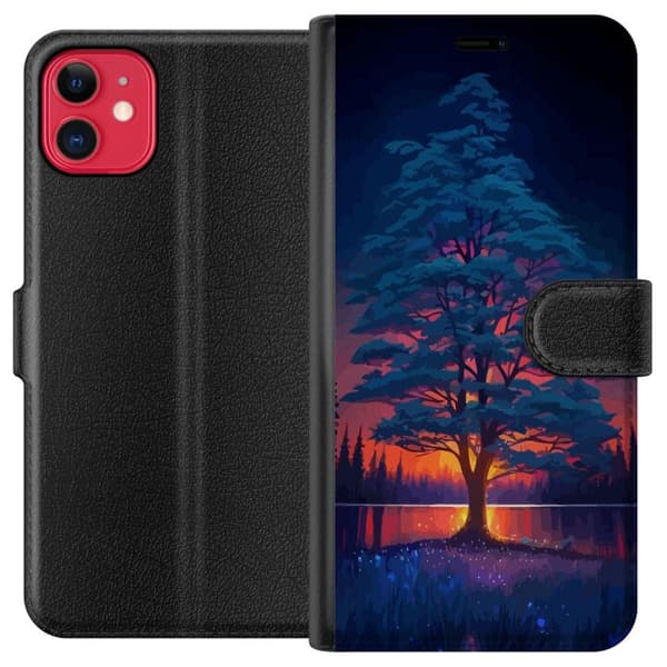Yhteensopiva Lompakkokotelo Apple iPhone 11 Auringonlasku