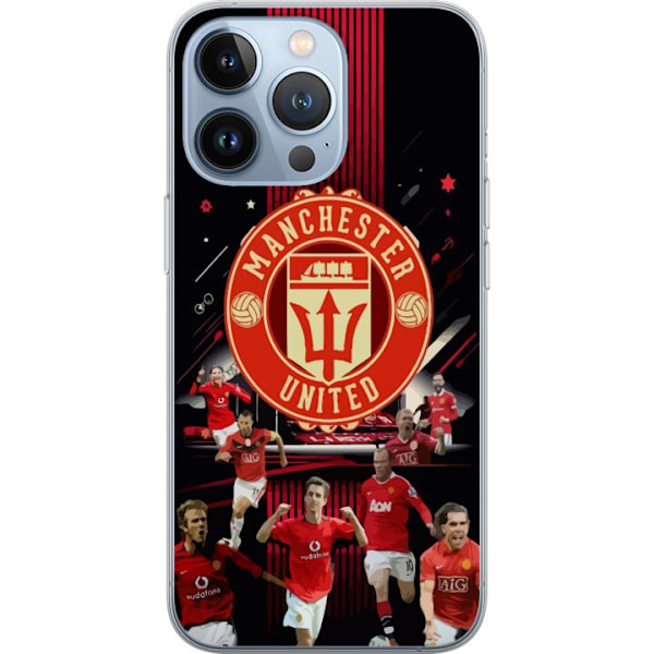 Apple iPhone 13 Pro Läpinäkyvä kuori Manchester United F.C.