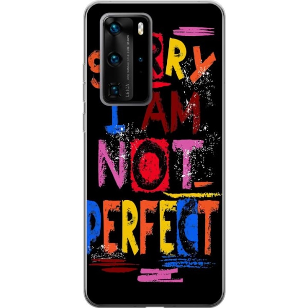 Huawei P40 Pro Gennemsigtig cover Sorry