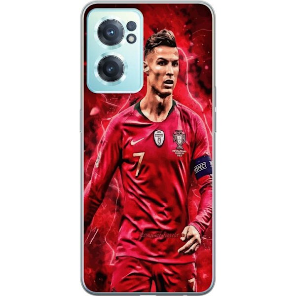 OnePlus Nord CE 2 5G Genomskinligt Skal Ronaldo Skills – CR7 Design för Äkta Supporters