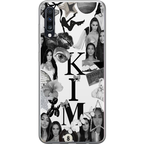 Samsung Galaxy A70 Läpinäkyvä kuori Kim Kardashian – Aest