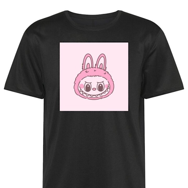 Treeni T-paita | Urheilu T-paita Aikuisille Labubu Zodiac Bunn musta 5X-Large