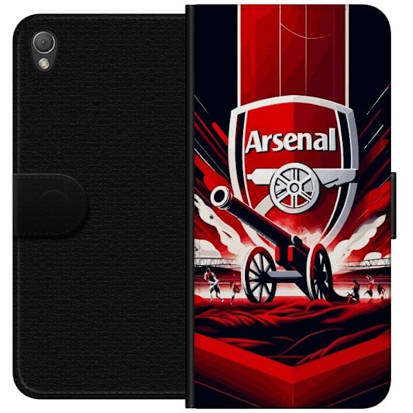 Sony Xperia Z3 Lompakkokotelo Arsenal