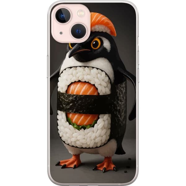 Kompatibelt Mobilskal till Apple iPhone 13 mini Sushi pingvin