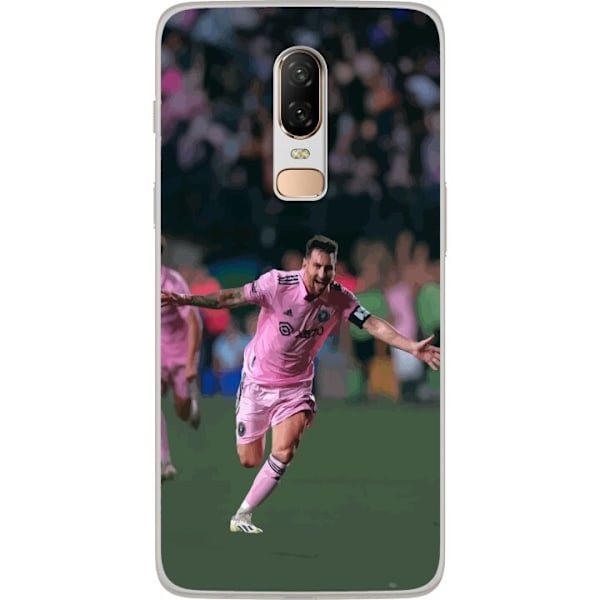 OnePlus 6 Genomskinligt Skal Lionel Messi