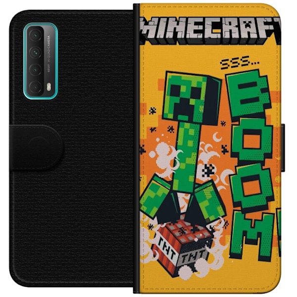 Huawei P smart 2021 Plånboksfodral Minecraft Boom