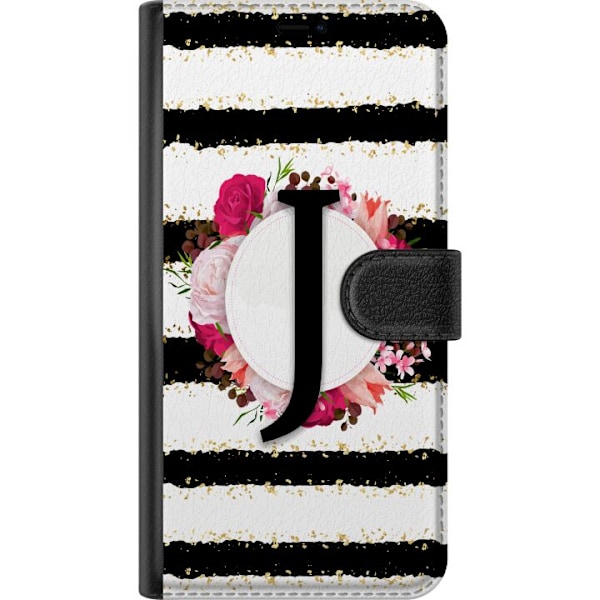 Motorola Moto G13 Lompakkokotelo Kirjain J