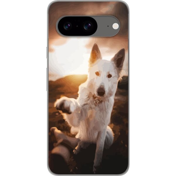 Google Pixel 8 Gennemsigtig cover Hund