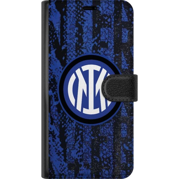 Kompatibel Tegnebogsetui til Samsung Galaxy S20 Blåt og hvidt cirkelmonogram med sorte striber, grafisk fodboldmotiv blå