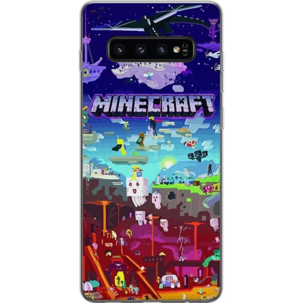 Samsung Galaxy S10 Deksel / Mobildeksel - Minecraft