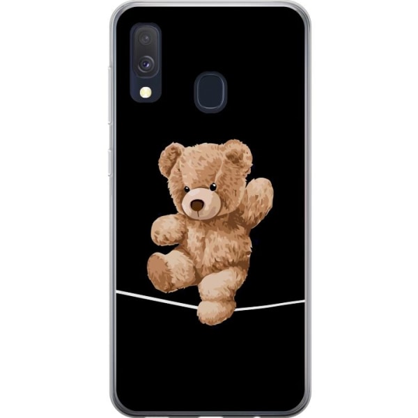 Samsung Galaxy A40 Gennemsigtig cover Bjørn