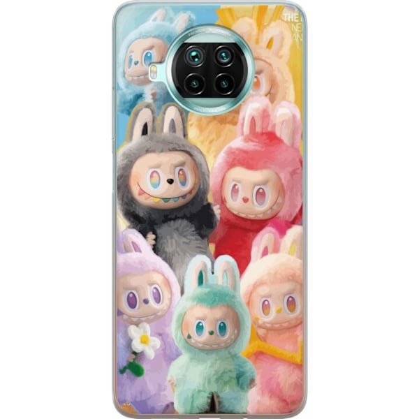 Xiaomi Mi 10T Lite 5G Genomskinligt Skal Labubu Sketch Style