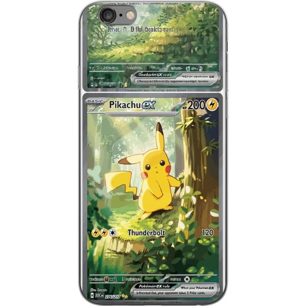 Kompatibelt Mobilskal till Apple iPhone 6s Plus Pikachu grön