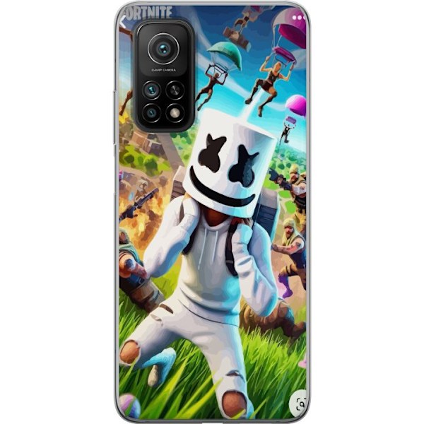 Xiaomi Mi 10T 5G Gennemsigtig cover Fortnite