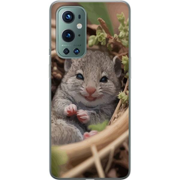 OnePlus 9 Pro Gennemsigtig cover Rotte Smilende Dyremotiv By Motiv Urban Grafisk Design Populært Sjovt Motiv Kunstart Stil