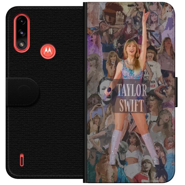 Motorola Moto E7 Power Lommeboketui Taylor Swift