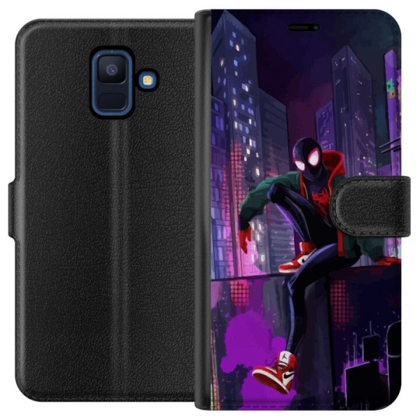 Samsung Galaxy A6 (2018) Tegnebogsetui Fortnite - Spider-Man