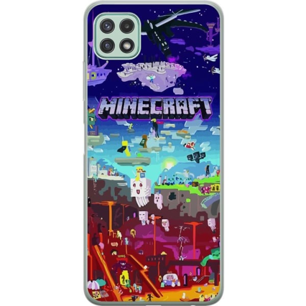 Samsung Galaxy A22 5G Kuori / Matkapuhelimen kuori - Minecraft