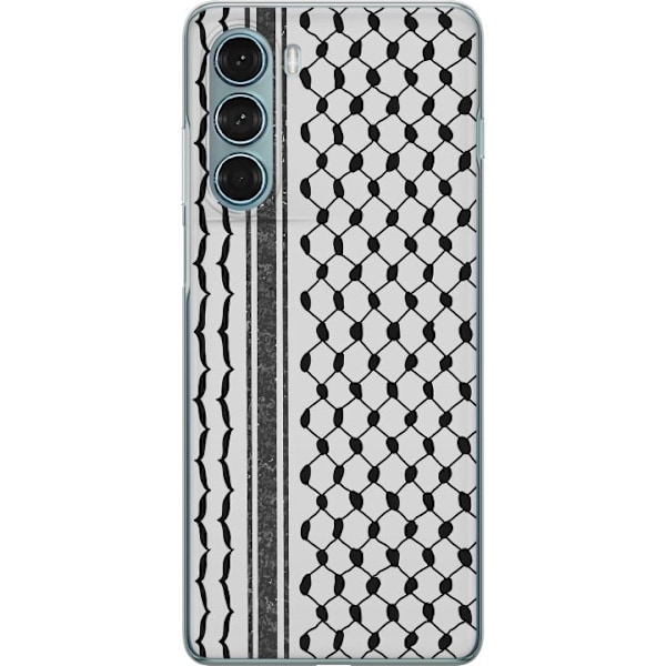 Motorola Moto G200 5G Genomskinligt Skal Palestinskt mönster