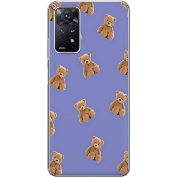 Xiaomi Redmi Note 11 Pro 5G Gennemsigtig cover Flyvende bjørn