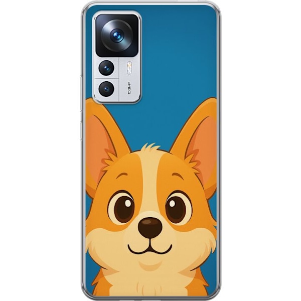 Xiaomi 12T Genomskinligt Skal Hello Corgi