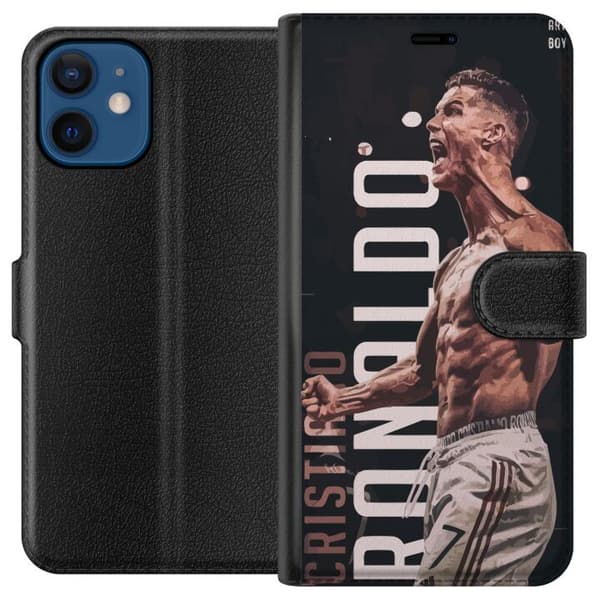 Kompatibel Tegnebogsetui til Apple iPhone 12 mini Ronaldo