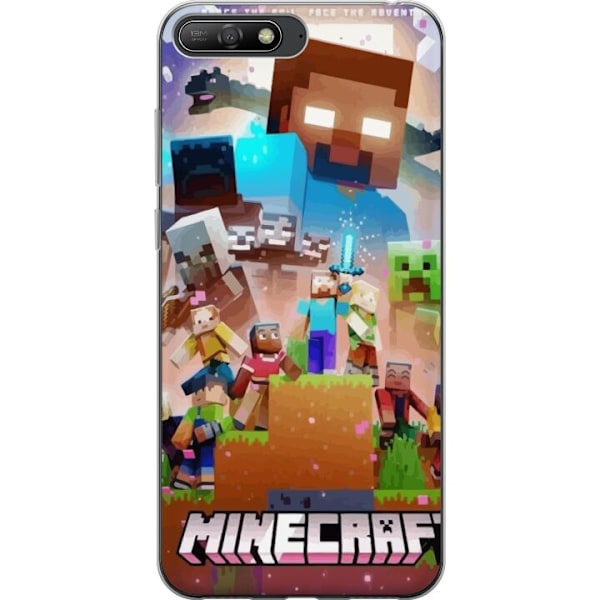 Huawei Y6 (2018) Genomskinligt Skal Minecraft