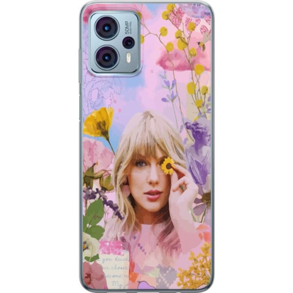 Motorola Moto G23 Gennemsigtig cover Taylor Swift