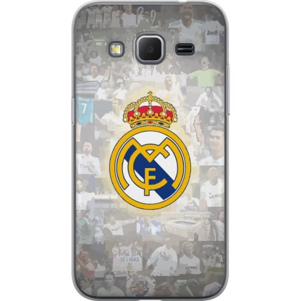 Samsung Galaxy Core Prime Genomskinligt Skal Real Madrid