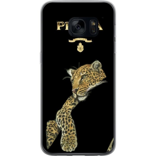 Samsung Galaxy S7 Gennemsigtig cover Prada Leopard