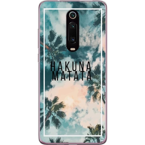 Xiaomi Mi 9T Pro  Läpinäkyvä kuori Hakuna Matata