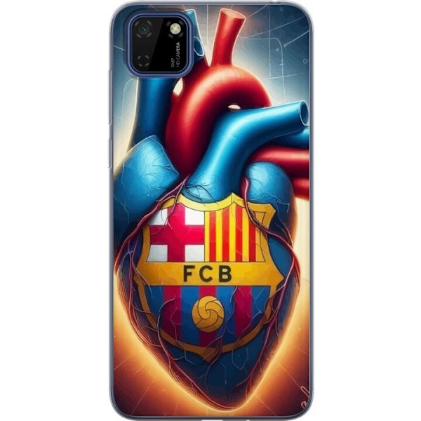 Huawei Y5p Gjennomsiktig deksel FCB Hjerte