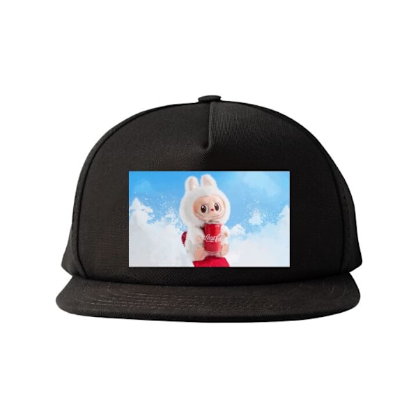 Snapback for Voksen | Justerbar Caps Labubu Summer Edition svart one size