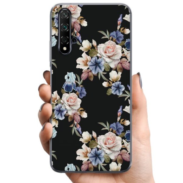 Huawei nova 5T TPU Mobilskal Floral