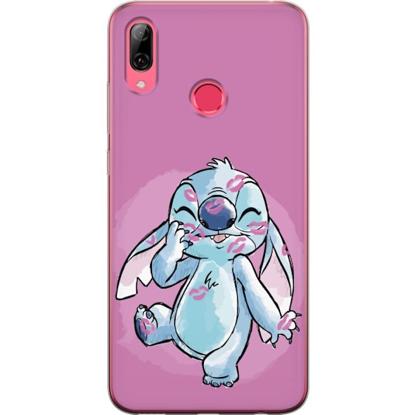 Huawei Y7 (2019) Gennemsigtig cover Stitch Puss