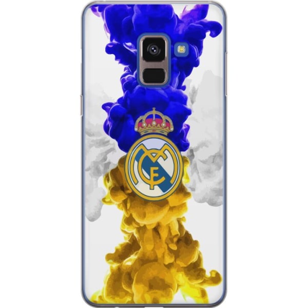 Samsung Galaxy A8 (2018) Genomskinligt Skal Real Madrid Färge