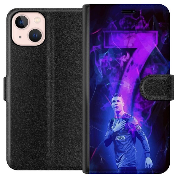 Apple iPhone 13 Lommeboketui Ronaldo 7 - Fotballlegenden i Aks