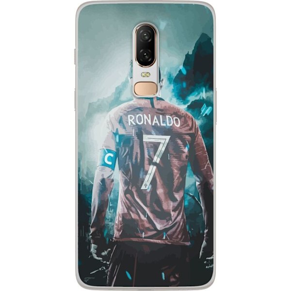 OnePlus 6 Gennemsigtig cover Ronaldo