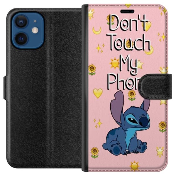 Kompatibelt Plånboksfodral till Apple iPhone 12 mini Stitch rör ej