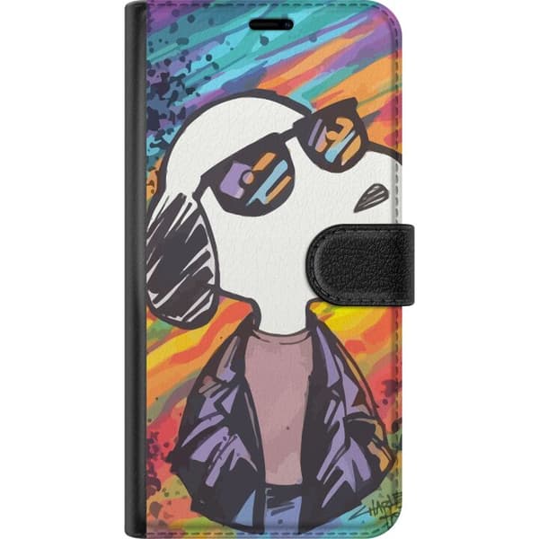 Kompatibelt Plånboksfodral till Samsung Galaxy A40 Snobben Snoopy