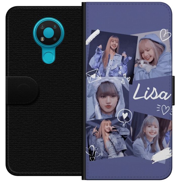 Nokia 3.4 Lommeboketui Lisa Blackpink – Aesthetic K-pop Quee