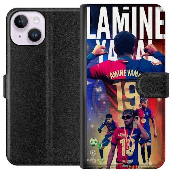 Apple iPhone 15 Lommeboketui Yamal i Bevegelse - Ungt Talent p