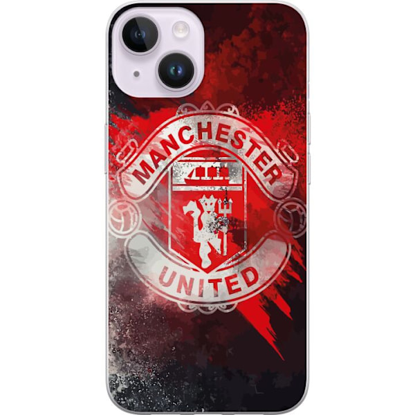 Apple iPhone 15 Gjennomsiktig deksel Manchester United F.C.