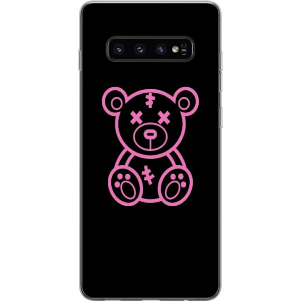 Samsung Galaxy S10 Gennemsigtig cover Teddy