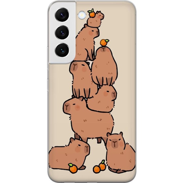 Samsung Galaxy S22 5G Genomskinligt Skal Capybara