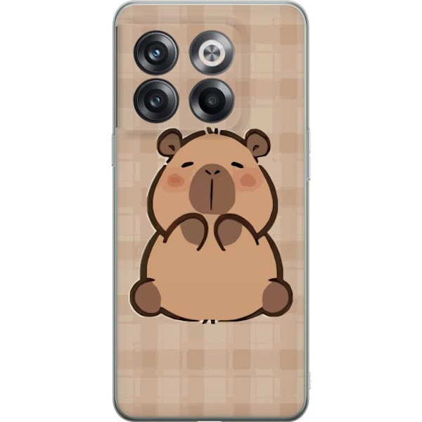 OnePlus 10T Läpinäkyvä kuori Mobilskal kawaii capybara flera figurer japansk stil